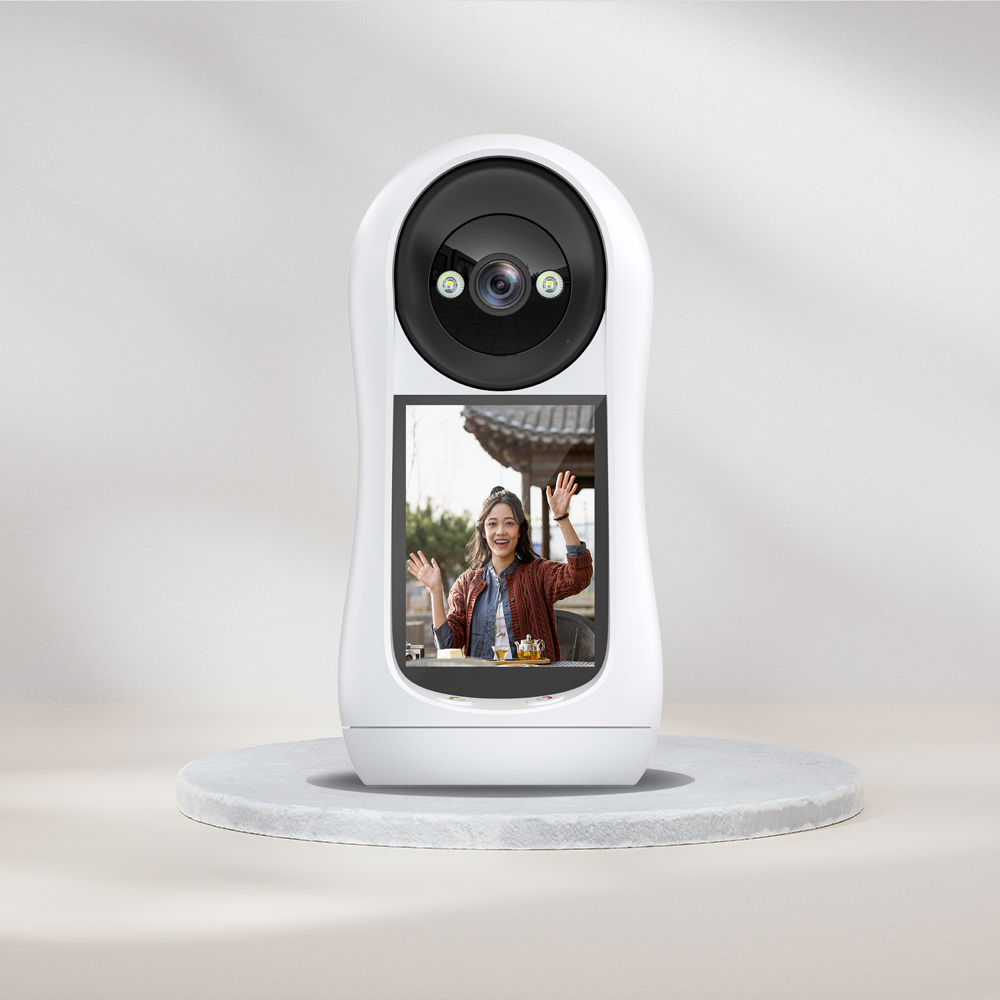 ICSEE 3MP Smart Cloud Indoor IP CCTV Camera AI Video Network Built-in Mic CMOS Sensor SD Card Visualization Two-Way Audio Home