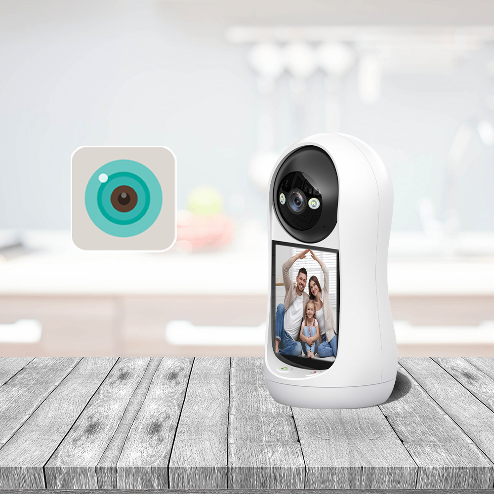 ICSEE 3MP Smart Cloud Indoor IP CCTV Camera AI Video Network Built-in Mic CMOS Sensor SD Card Visualization Two-Way Audio Home