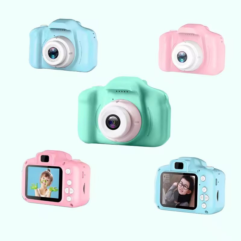 2024 high quality Children kids camera mini Digital Take Photo Camera 2 Inch Rechargeable Kids Mini Digital Camera Toys For kids