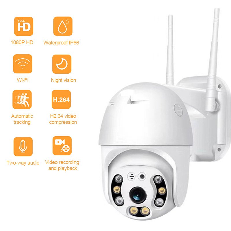 CCTV kit wireless security camera Professional Manufacturer Waterproof Two Way Audio 360 Wifi Security Hd Network Ip Ptz Camera