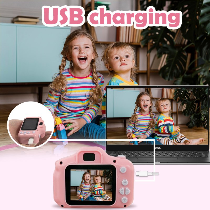 PoddyPony Children Mini Camera Toy Digital Kids Camera Toys Educational Photography Gifts Toddler Toy Camera