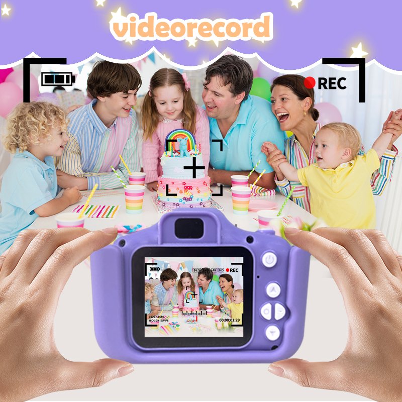 PoddyPony Children Mini Camera Toy Digital Kids Camera Toys Educational Photography Gifts Toddler Toy Camera