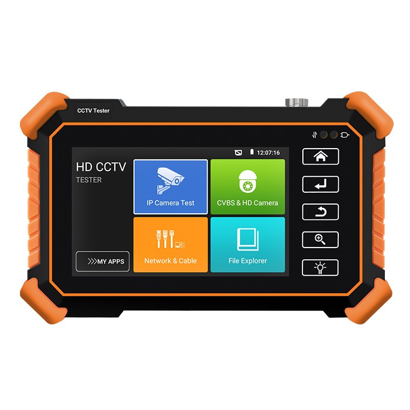 8K H.265 IP Analog AHD CVI TVI in one cctv tester with 4 inch touch screen(IPCT1910Plus)