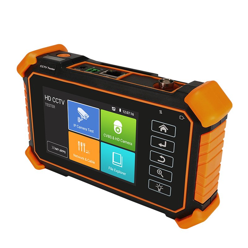 8K H.265 IP Analog AHD CVI TVI in one cctv tester with 4 inch touch screen(IPCT1910Plus)