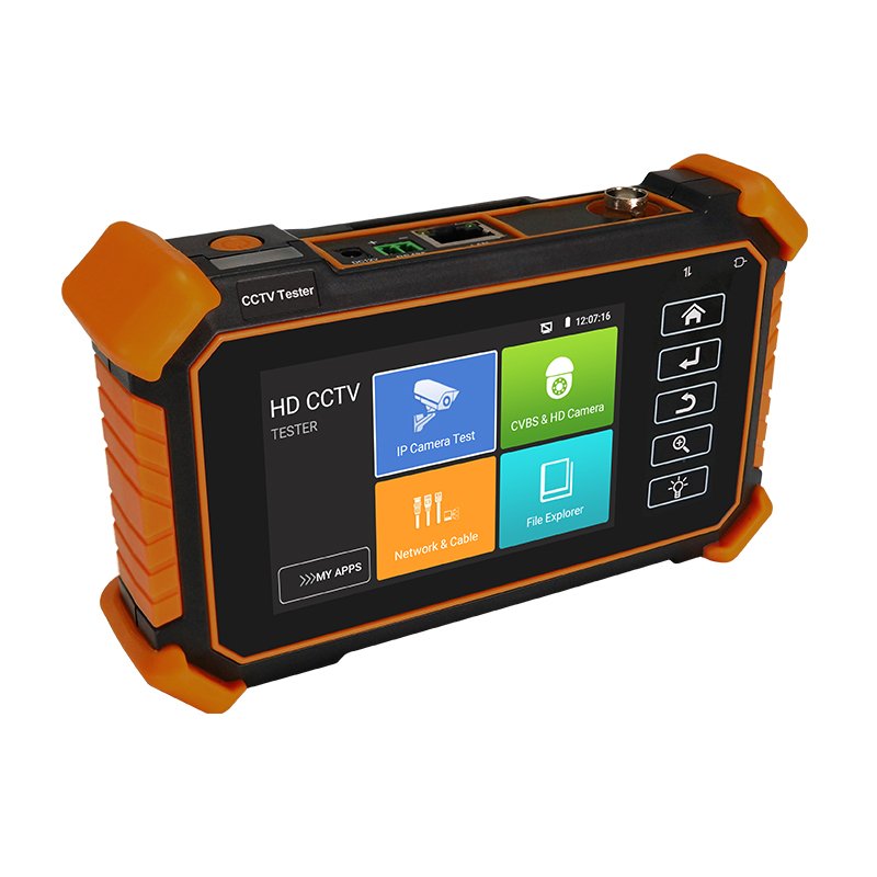 8K H.265 IP Analog AHD CVI TVI in one cctv tester with 4 inch touch screen(IPCT1910Plus)