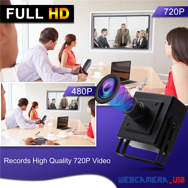 HD 720P NT99141 sensor free driver UVC USB mini Camera HD usb charger security camera with microphone