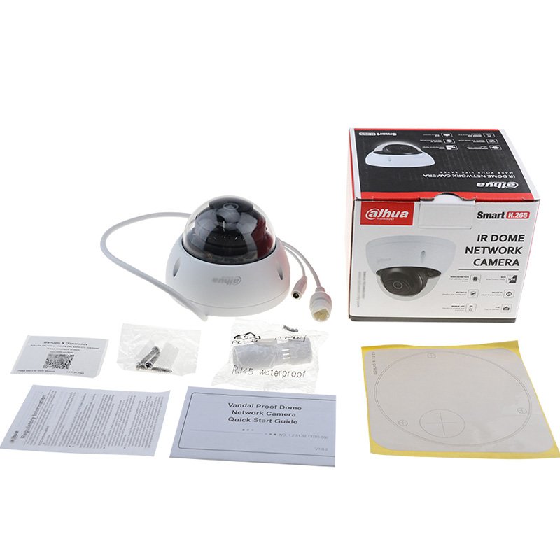 DA HUA Security CCTV IP Camera PoE 4MP Lite 30m IR Fixed-focal Waterproof Dome Network Camera DAHUA IPC-HDBW2431E-S-S2