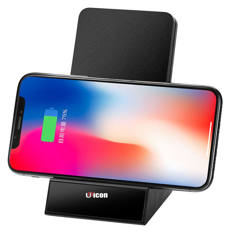 Unicon Vision Smart 5W Qi Fast Universal Multiple Function Security Camera Wireless Charger for Android iOS Phone