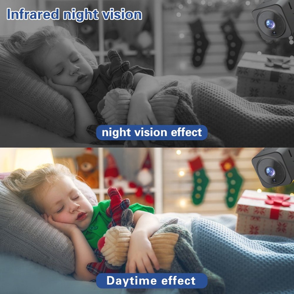 mini camera wifi full HD motion detection infrared night vision camera Magnetic adsorption small camera wireless