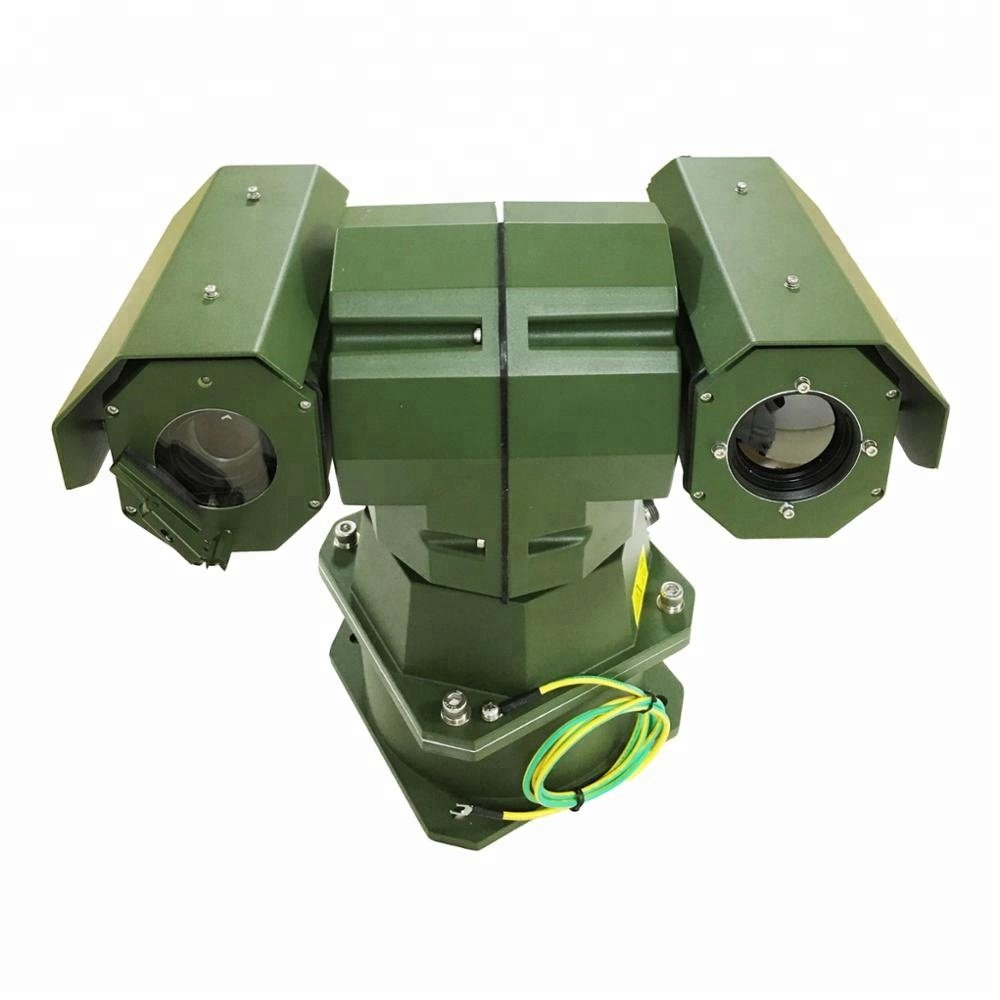CCTV Analog Night Vision Dual Sensor Infrared Thermal PTZ IP Camera for Drone UAV Tracking