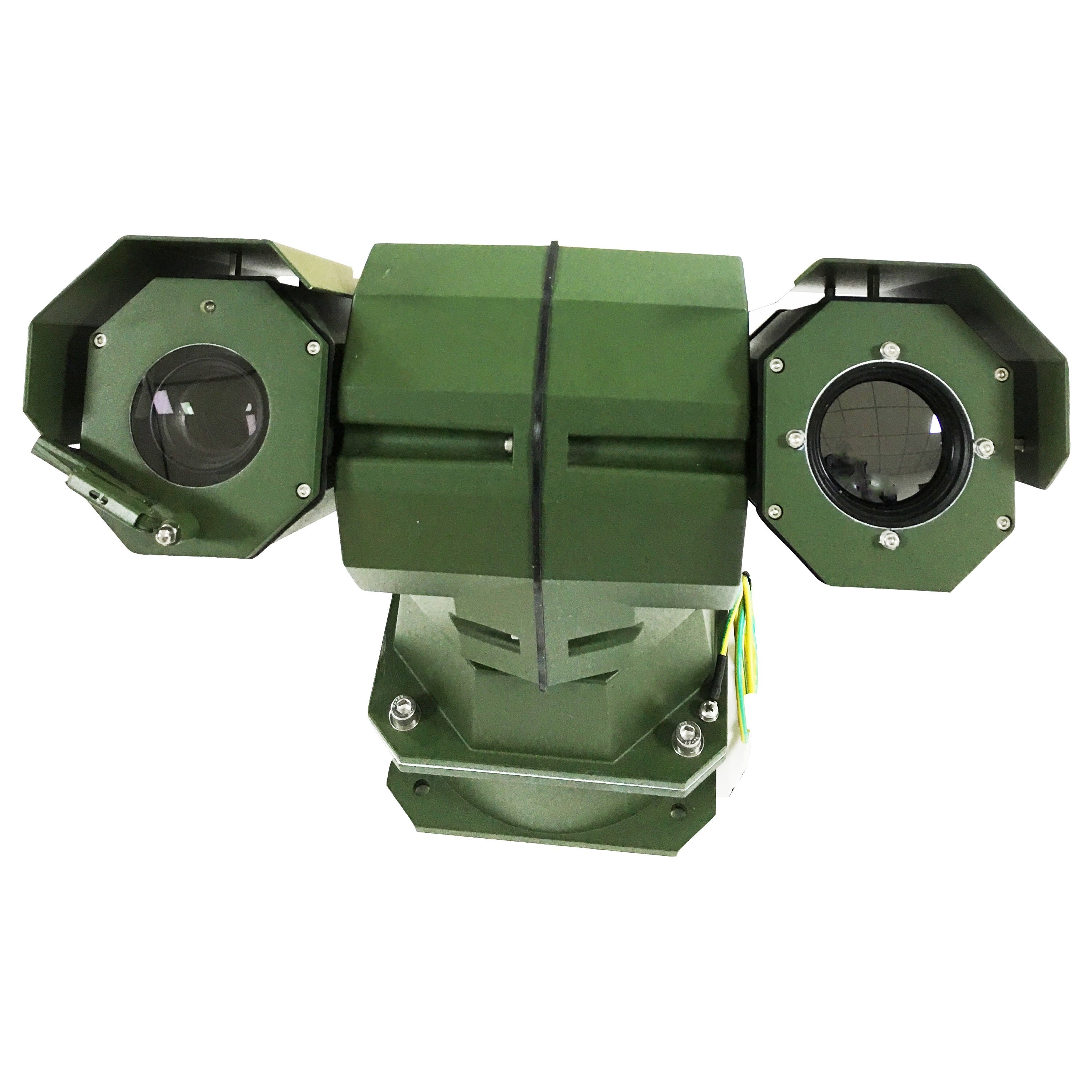 CCTV Analog Night Vision Dual Sensor Infrared Thermal PTZ IP Camera for Drone UAV Tracking