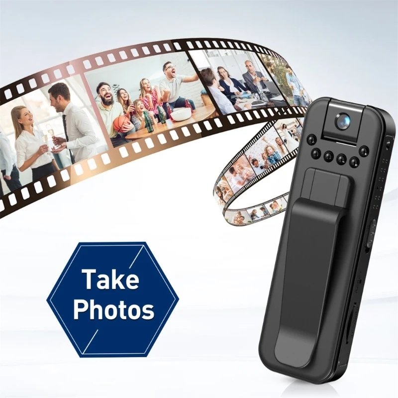 L7 1080P HD Mini Camera Body Cam Rotating Micro voice Camera Loop Recording Camcorder Sports DV Pocket Recorder