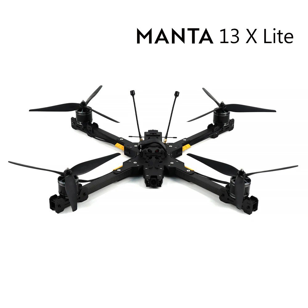Manta 13 X Lite 13 inch BNF Long Range Heavy Payload Fast Plug 6S FPV Drone F722 ESC Motor Link HD DJ1 O3 Camera RC Quadcopter
