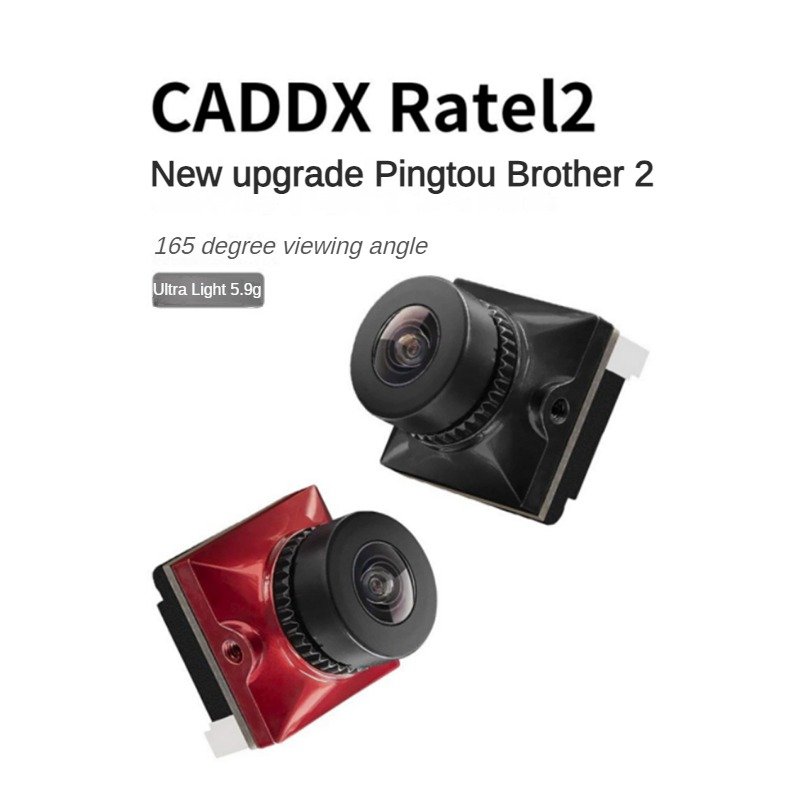 Caddx ratel 2 v2 fpv camera ratel2 2.1mm lens 16 9/4 3 NTSC/PAL fpv mini camera Switchable camera racing fpv drones