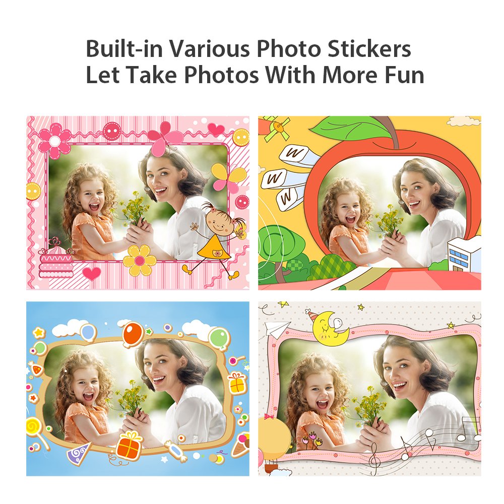 Children Instant Print HD Camera For Kids 1080p Mini Camera With Thermal Photo Paper Digital Camera kids Gifts toys
