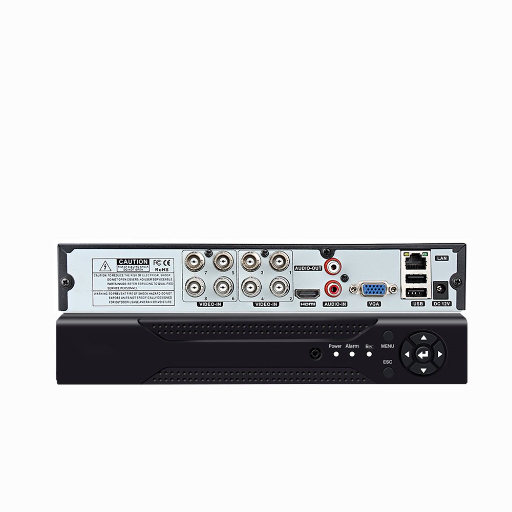 8CH 1080P cctv system DVR video recorder for AHD analog IP camera