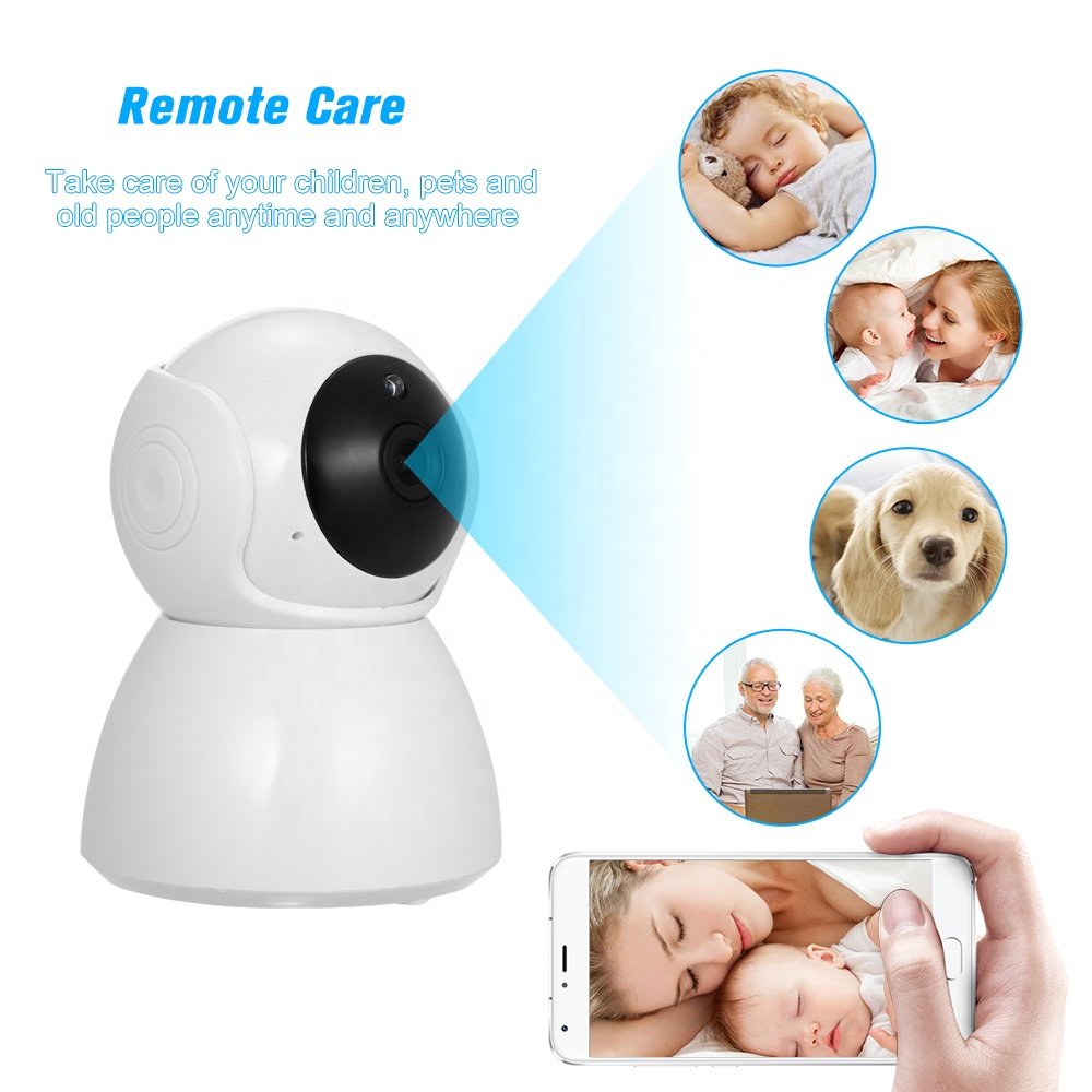 night vision indoor wifi camera two-way audio baby camera mini CCTV camera