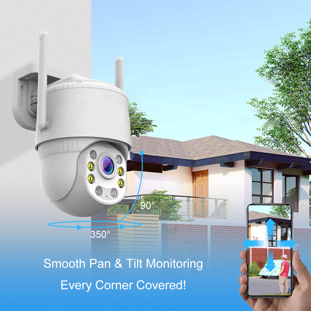 V380 Pro 5mp Waterproof Wifi Security Remote Camera Real-Time Motion Detection Smart Security Ptz Surveillance Camera