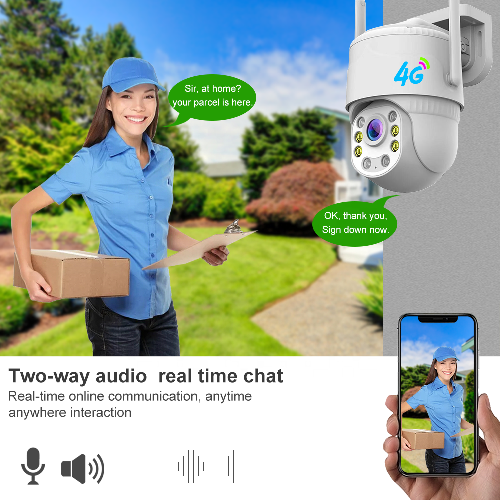 V380 Pro 5mp Waterproof Wifi Security Remote Camera Real-Time Motion Detection Smart Security Ptz Surveillance Camera