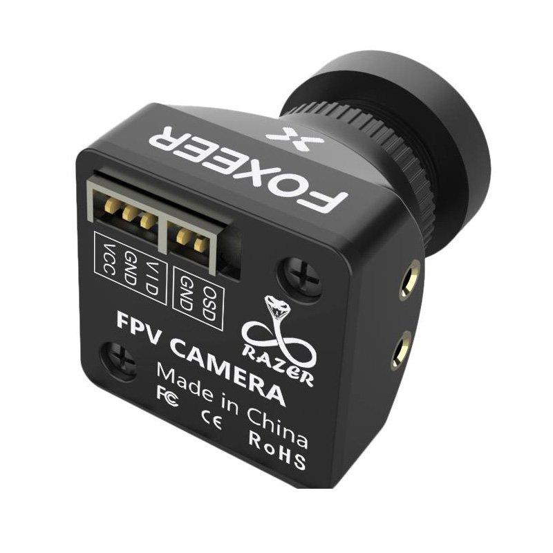 Foxeer Razer Mini HD 5MP 2.1mm M12 Lens 1200TVL Standard FPV Camera 4:3 16:9 NTSC PAL Switchable 4ms Latency Camera