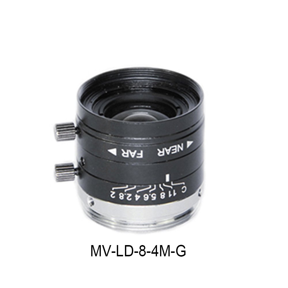 MV-LD-8-4M-G 4MP 1/1.8" 8mm Industrial C Mount Lens