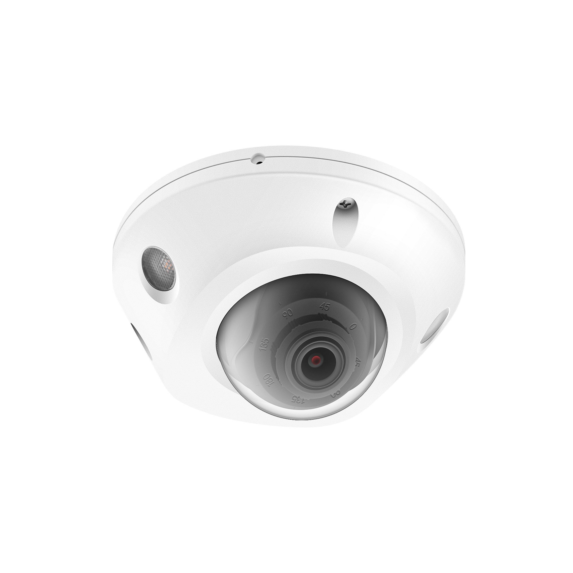 Hik Compatible 4K 8MP Smart Hybrid Light Fixed Mini VandalProof Dome IP Security Camera 24/7 Full Color Built-in Mic. & SD Slot
