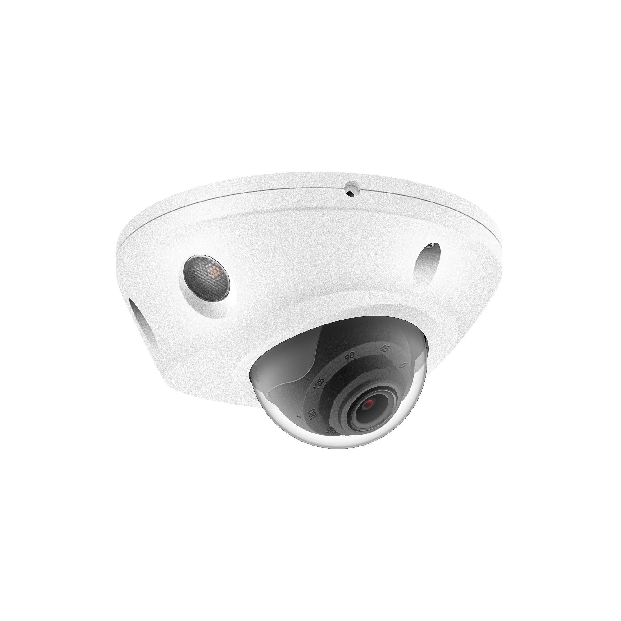 Hik Compatible 4K 8MP Smart Hybrid Light Fixed Mini VandalProof Dome IP Security Camera 24/7 Full Color Built-in Mic. & SD Slot