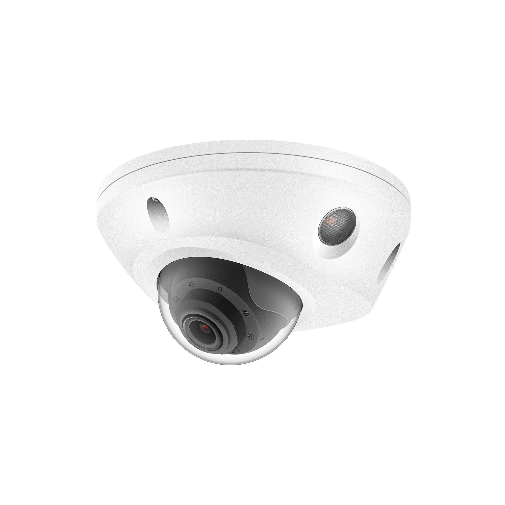 Hik Compatible 4K 8MP Smart Hybrid Light Fixed Mini VandalProof Dome IP Security Camera 24/7 Full Color Built-in Mic. & SD Slot