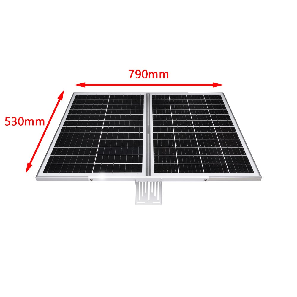 Colin New sale 80W A+ mono solar panel 40AH 444WH DC12V Li battery supplier for 36X 4MP 8MP 5MP 4g Solar PTZ Pir 4G Camera