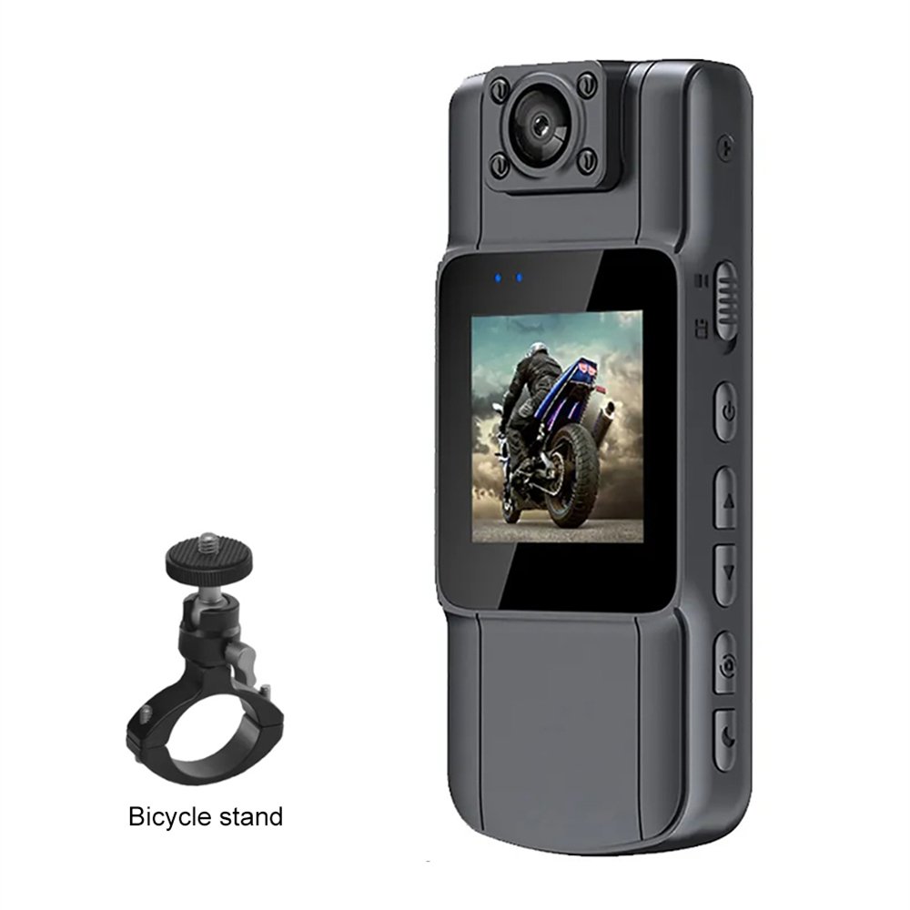 1080P Body Camera Infrared Night Vision Full HD Mini Camera 130 Wide Angle Lens 180 Adjustable for Law Enforcement Security