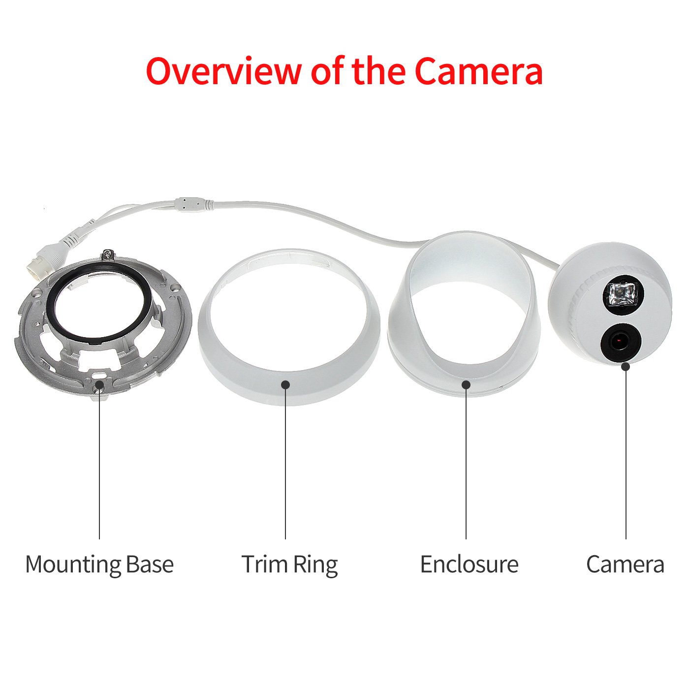 Hik Compatible F1.0 lens built-in Mic 8MP 4K ColorVu Human/Vehicle Detection Turret PoE IP Camera