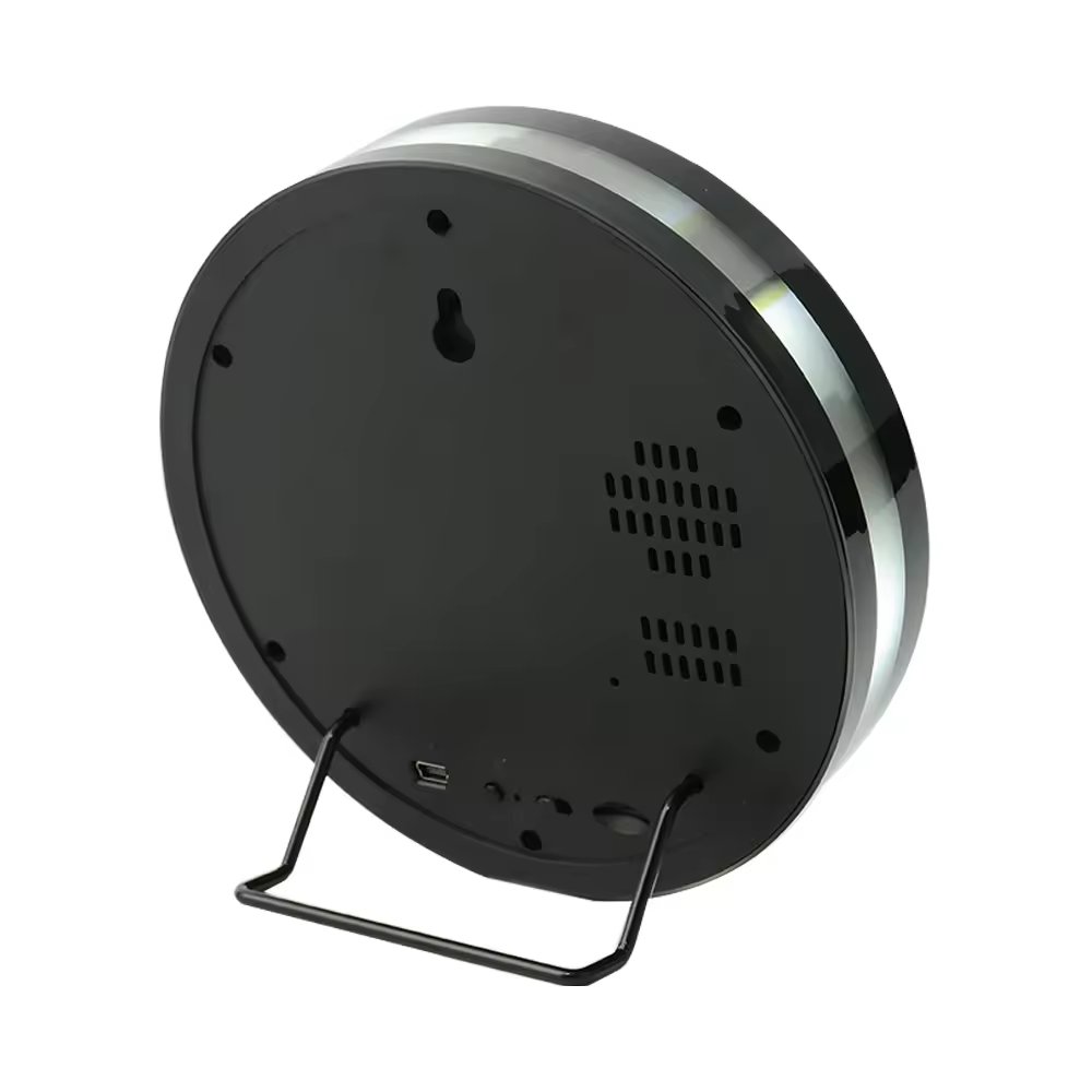 Most Fashion Desk Wall Mini Camera Wifi CCTV Alarm Table Clock Camera with Night Vision