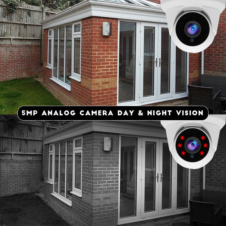 OEM 2MP 4 in 1 TVI CVI HD Analog Camera IR Night Vision Waterproof CVBS AHD CCtv Dome Security Camera HIK XVR TVT DVR Compatible