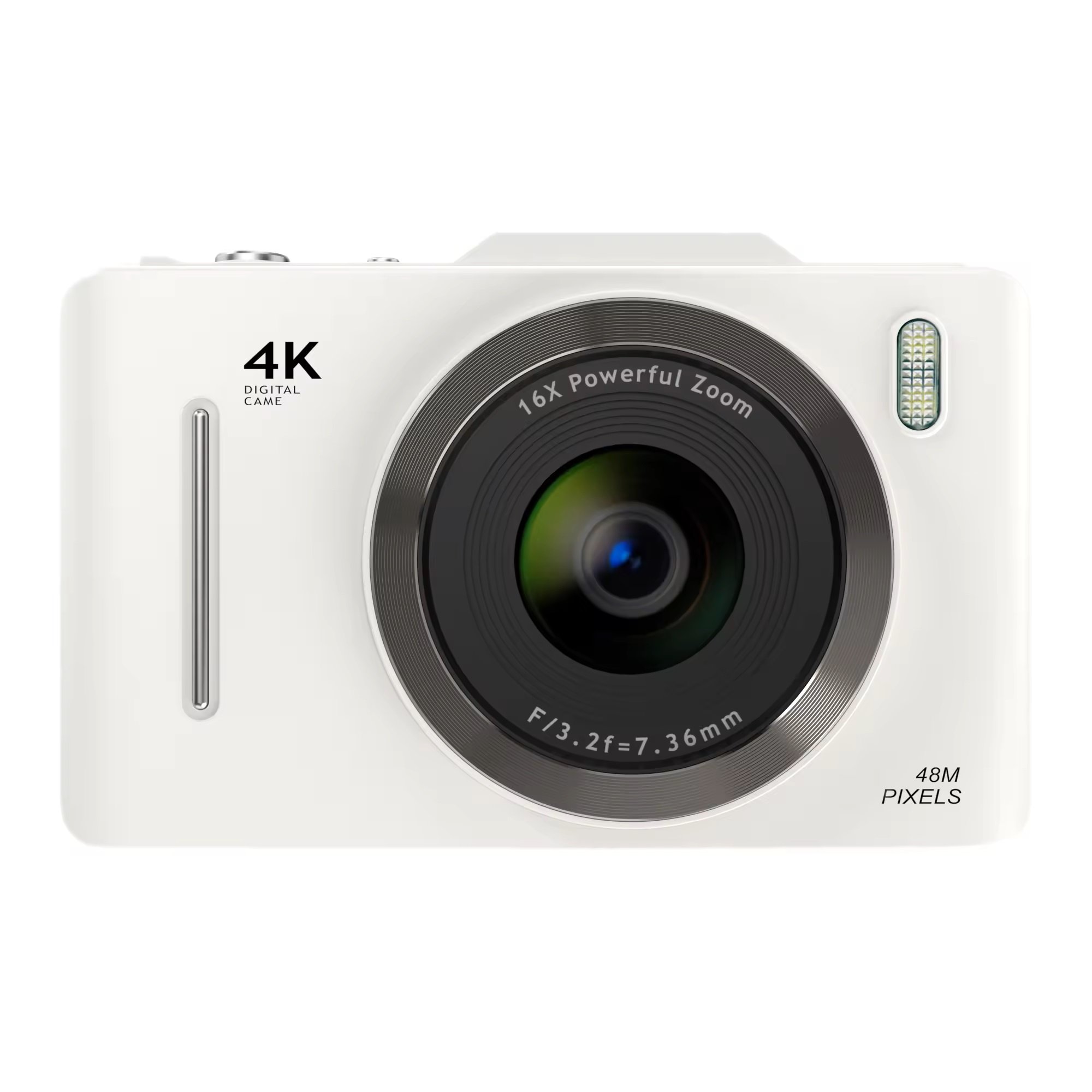New H16 1080P 48 Mega Pixels Vlog Digital Camera with 16X Digital Zoom Compact Mini Cameras for Beginners Birthday Gifts