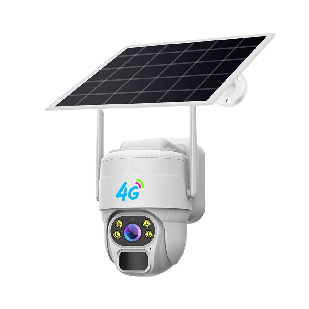 V380 PRO WIFI/4G 5MP Solar-Powered Dome HD Security Camera with Outdoor PTZ Night Vision Telephone alarm cloud TF Card