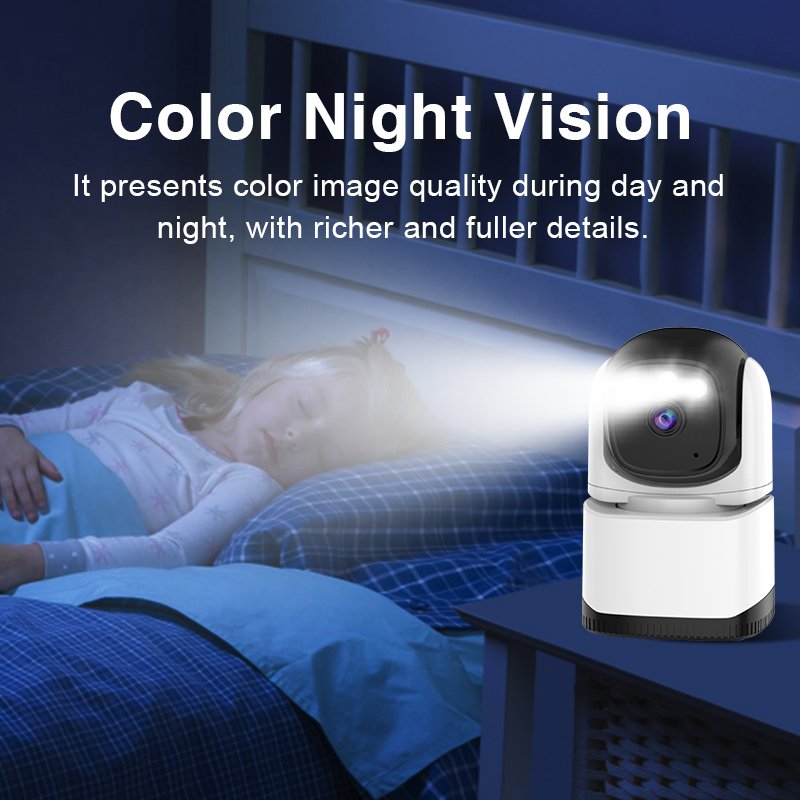 Okam Wide Angle Real Time Alert 1080p COMS Sensor Indoor Wireless CCTV Network Wifi IP Camera