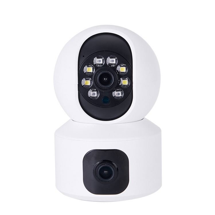 6 Cctv Camera Connected To Mobile Phone Smart Wifi Cctv Security Camera Motion Detection Network Camera Double Lenses