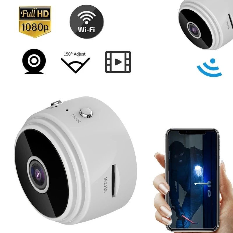 low price Wireless Camcorders small CCTV Camera Magnetic Video Recorder A9 Wifi Mini Ip Camera
