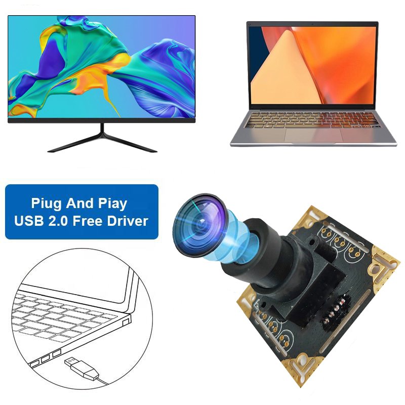 Brand New Customized HD Camera Sensor Module Low Power 0.3MP Network USB Camera Modules