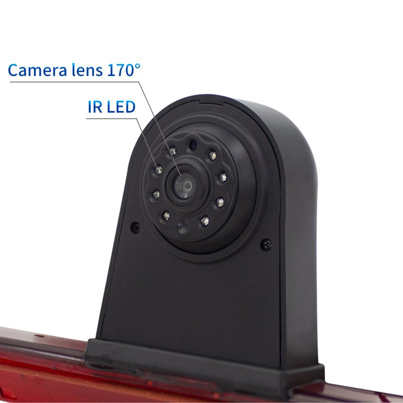 Cvbs 170-degree 1000tvl Reverse Backup Ir Rear Led Car Break Strip Light Camera For Vw Crafter 2007-2019 Mercedes Benz Sprinter