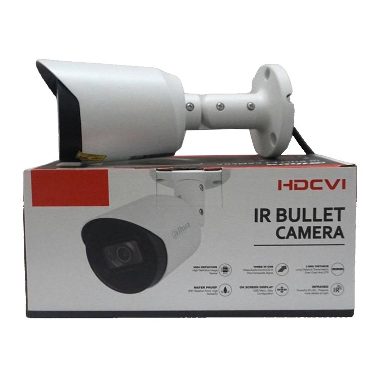 Inventory for Sale Multi-language Brand New HAC-HFW1200T-(A) 2MP HDCVI IR Bullet Camera With 2.8mm Fixed Lens