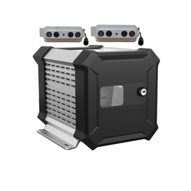 8channel AHD 4 IPC camera Multiple video surveillance MDVR support Dual hard disk storage for train tracking