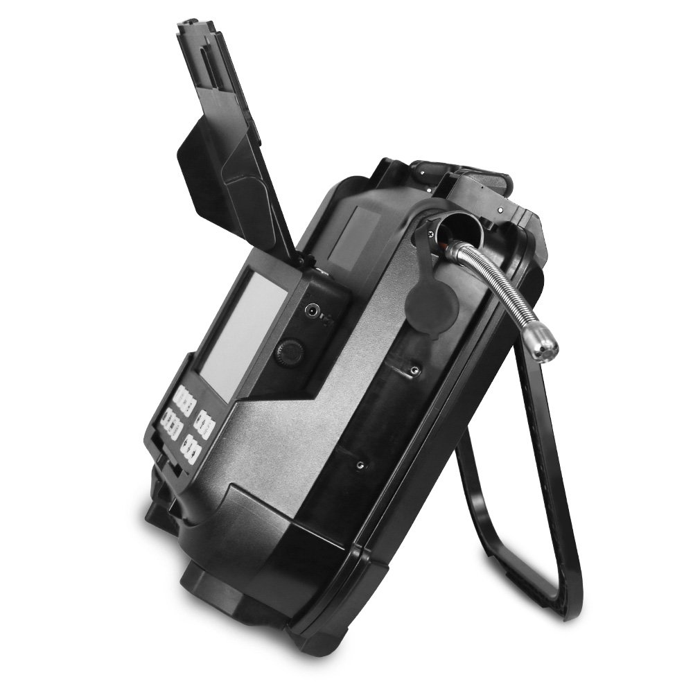 Mini Pipe drain Sewer Inspection Camera with all in one handheld suitcase & flexible cable