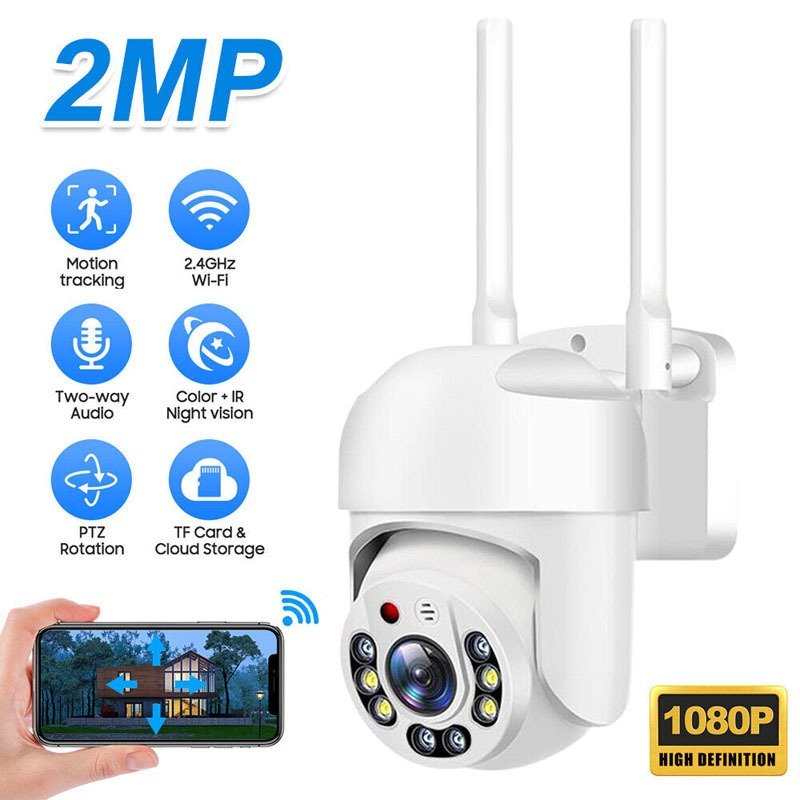 2MP day and night monitor external mini wireless sans fil ip camera security wifi cctv camera 360 surveillance