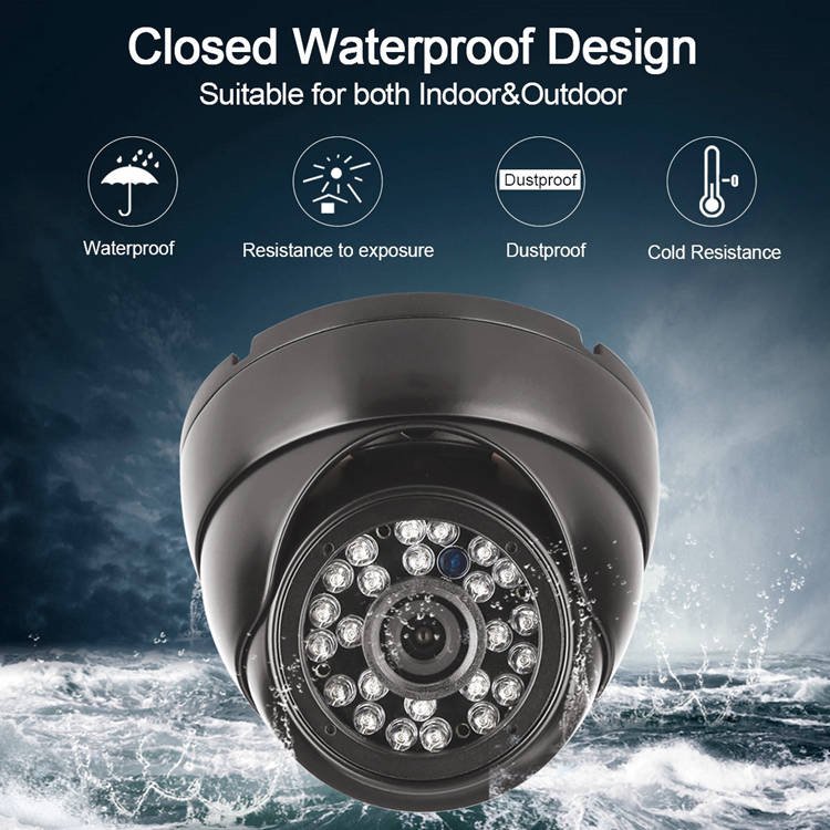 online cctv analog ball cctv 4ch dvr recorder video full hd 1920x1080 classroom metal dome housing mini ahd camera security set