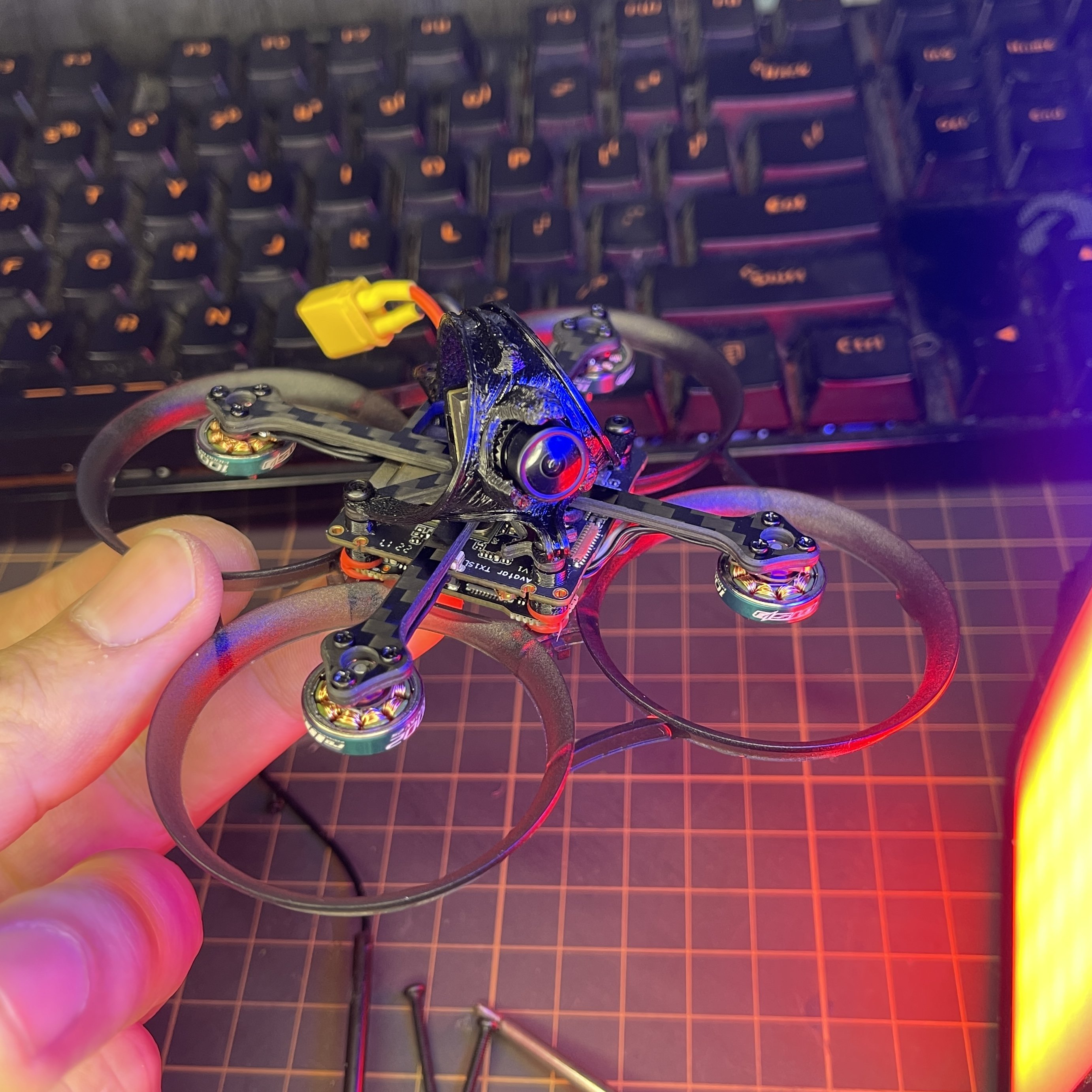 75Mm Whoop Size Tiny Whoop Kits Freestyle Frame Fpv Racing Drone- Analog Pnp