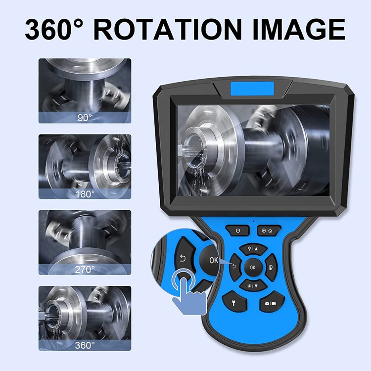 New Fishing Camera Underwater Deep Pipe Inspection Monitor With Handle Endoscope