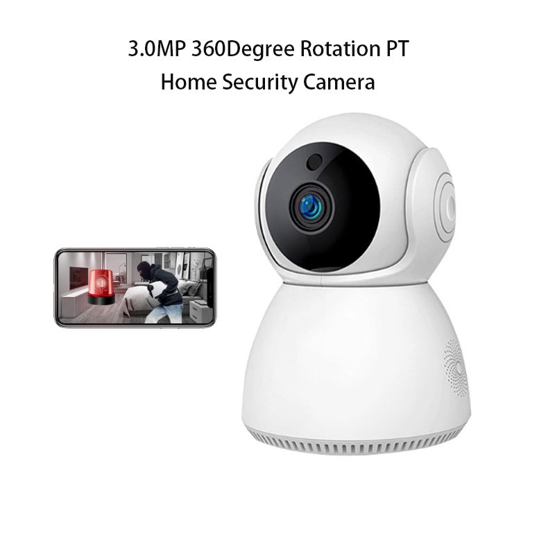 Customized WIFI 3MP Baby Monitor Indoor PTZ Camera With Two-way Video AUTO Tracking Smart NET Mini Camera For home
