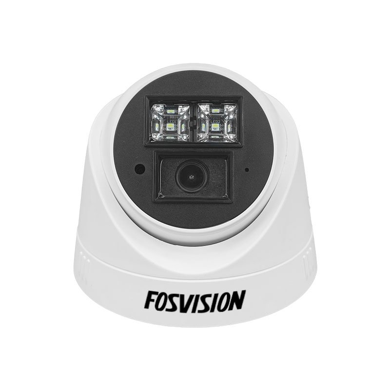 Fosvision Ip Poe 4MP Camera Full Color Night Vision Ir Security Cctv Dome Camera 265 built-in mic Network Camera