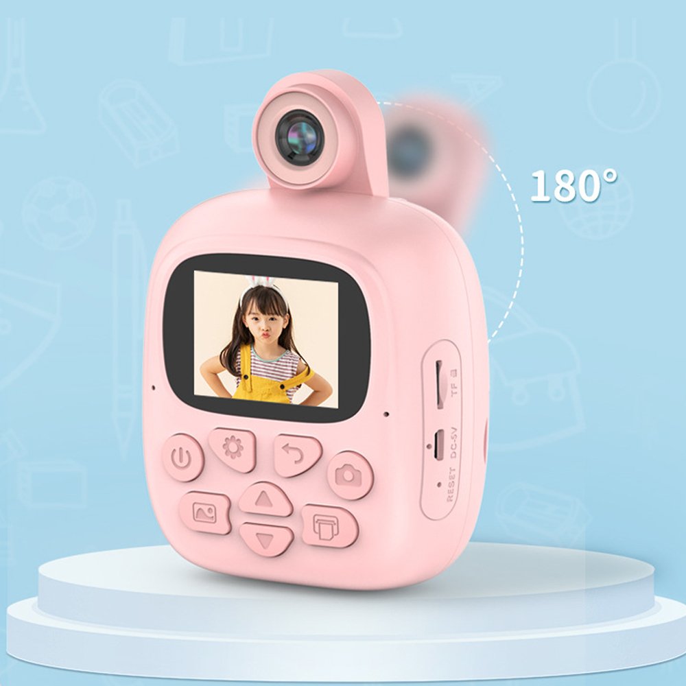 2024 Kids Instant Print Camera 48M Pixels Digital Photo Paper Shoot Camera Printer For Boys Girls mini impresora